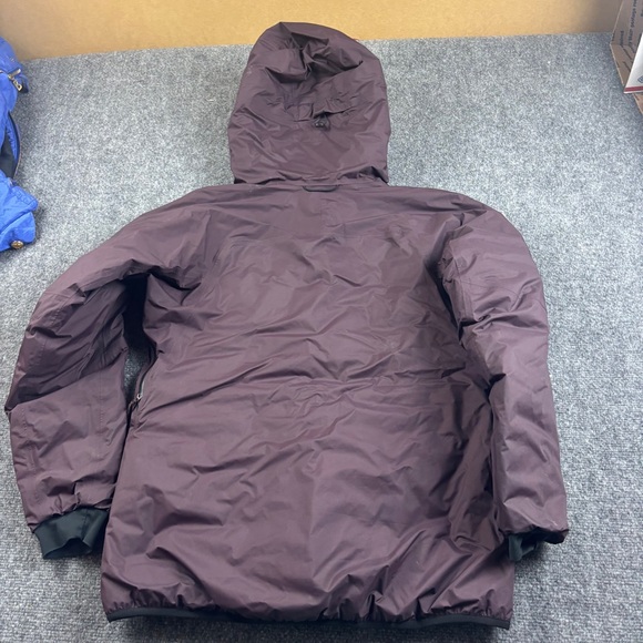 MOUNTAIN HARDWEAR Women’s Storm Whisperer Down Jacket color: Blackberry - XS - Picture 3 of 12